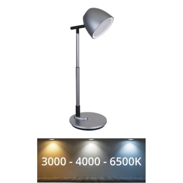 Globo - Επιτραπέζια λάμπα αφής dimming LED LED/7,5W/230V 3000K/4000K/6500K γκρι