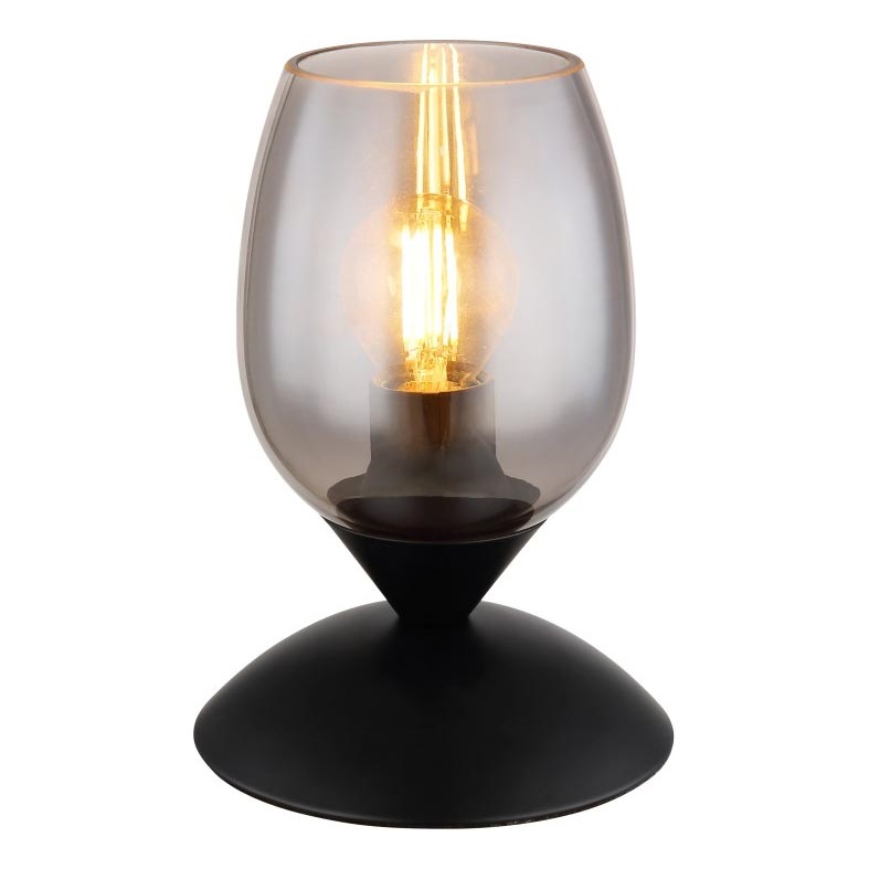 Globo - Επιτραπέζιο αφής φωτιστικό 1xE14/25W/230V μαύρο
