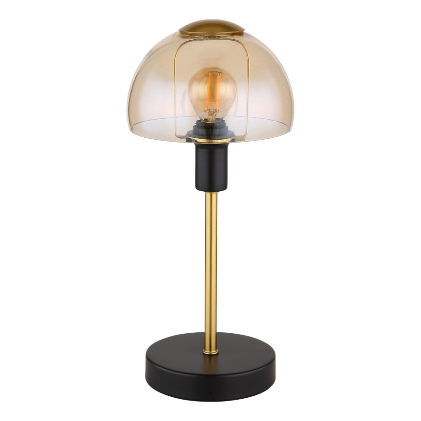 Globo - Επιτραπέζιο αφής φωτιστικό 1xE14/25W/230V μαύρο/χρυσό