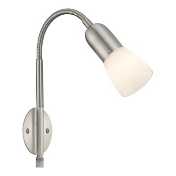 Globo - Ευέλικτο φωτιστικό 1xE14/40W/230V ματ χρώμιο