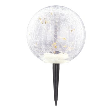 Globo - Ηλιακή λάμπα LED 15xLED/0,06W/3,2V διάμετρος 15 cm IP44