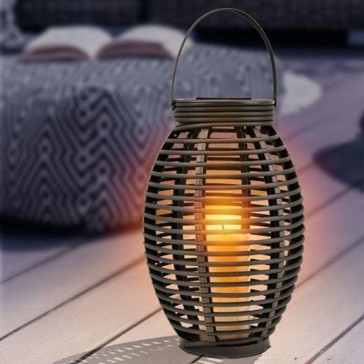 Globo - Ηλιακό φωτιστικό LED LED/0,06W/3,2V IP44 200 mAh rattan