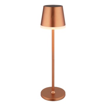 Globo - Ηλιακό φωτιστικό LED LED/0,6W/3V 3000K IP44 χαλκός
