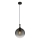 Globo - Κρεμαστό φωτιστικό οροφής 1xE27/10W/230V διάμετρος 25 cm μαύρο