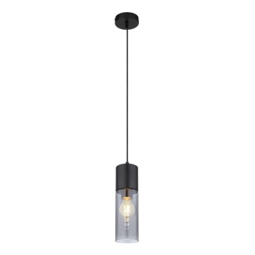 Globo - Κρεμαστό φωτιστικό οροφής 1xE27/25W/230V διάμετρος 10,5 cm μαύρο