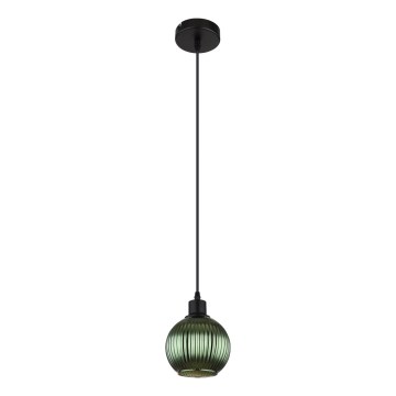 Globo - Κρεμαστό φωτιστικό οροφής 1xE27/25W/230V διάμετρος 15 cm πράσινο