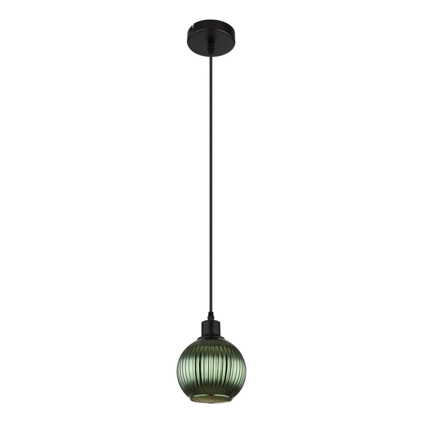 Globo - Κρεμαστό φωτιστικό οροφής 1xE27/25W/230V διάμετρος 15 cm πράσινο