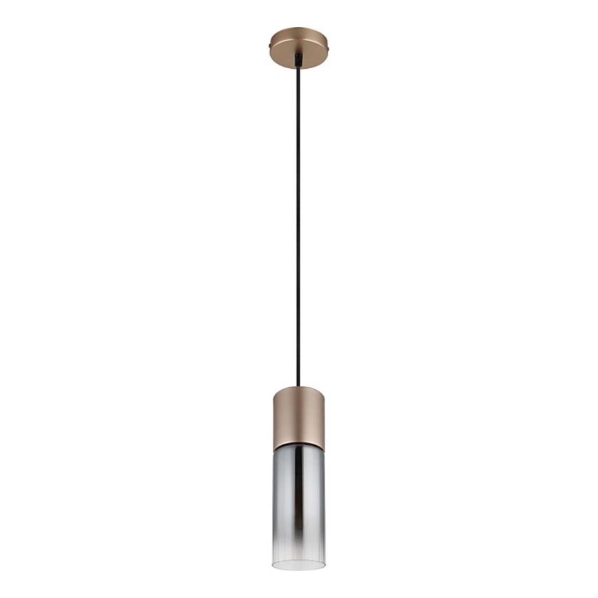 Globo - Κρεμαστό φωτιστικό οροφής 1xE27/25W/230V μπρονζέ διάμετρος 10 cm