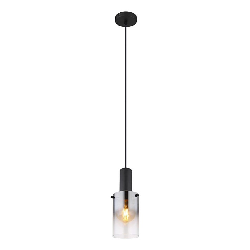 Globo - Κρεμαστό φωτιστικό οροφής 1xE27/40W/230V διάμετρος 12,5 cm μαύρο
