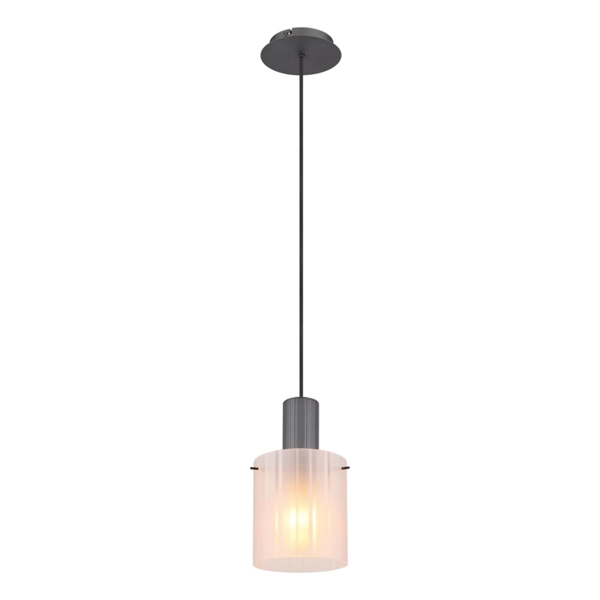 Globo - Κρεμαστό φωτιστικό οροφής 1xE27/40W/230V διάμετρος 18 cm λευκό