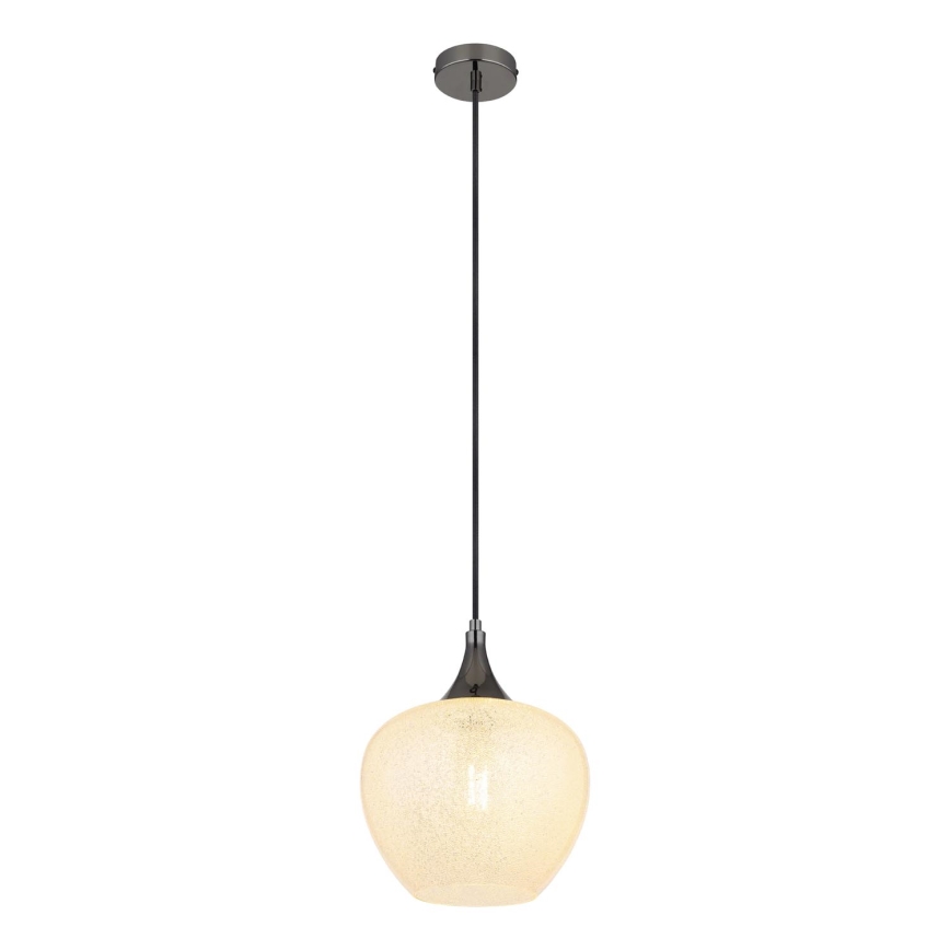 Globo - Κρεμαστό φωτιστικό οροφής 1xE27/40W/230V διάμετρος 24 cm λευκό/ανθρακί