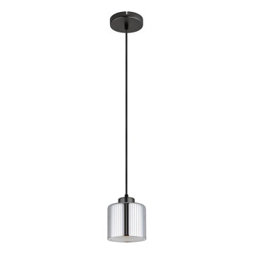 Globo - Κρεμαστό φωτιστικό οροφής 1xE27/60W/230V γυαλιστερό χρώμιο διάμετρος 14 cm