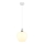 Globo - Κρεμαστό φωτιστικό οροφής 1xE27/60W/230V διάμετρος 24 cm λευκό