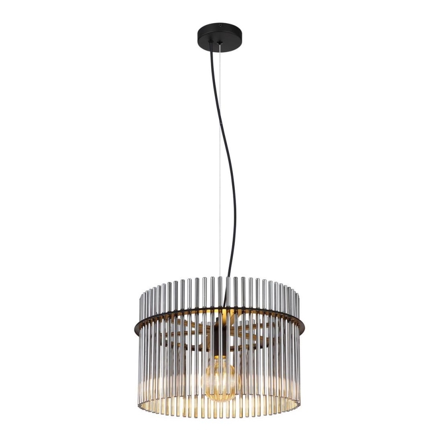 Globo - Κρεμαστό φωτιστικό οροφής 1xE27/60W/230V διάμετρος 40 cm μαύρο