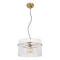 Globo - Κρεμαστό φωτιστικό οροφής 1xE27/60W/230V διάμετρος 40 cm χρυσό