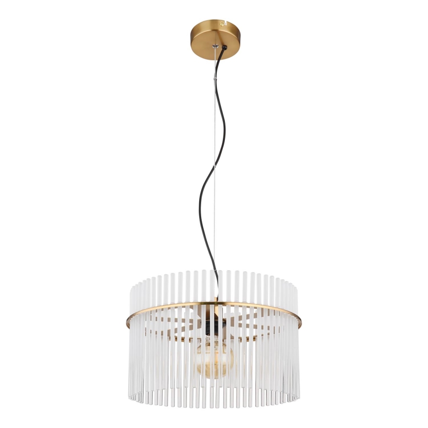 Globo - Κρεμαστό φωτιστικό οροφής 1xE27/60W/230V διάμετρος 40 cm χρυσό