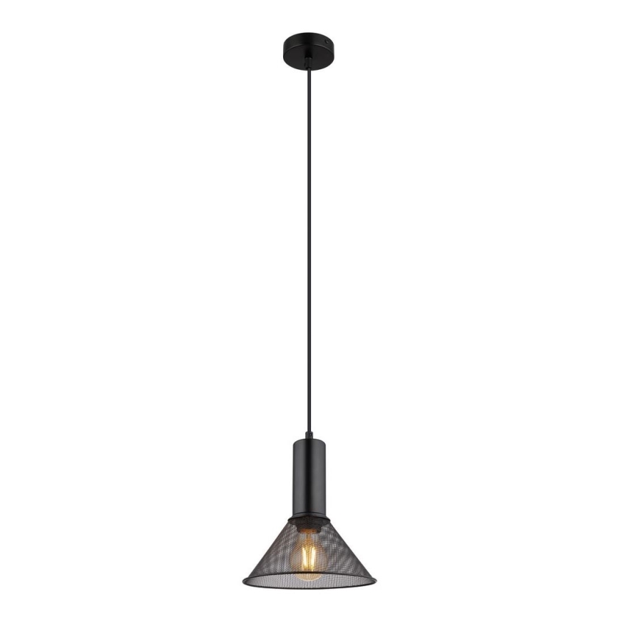 Globo - Κρεμαστό φωτιστικό οροφής 1xE27/60W/230V μαύρο