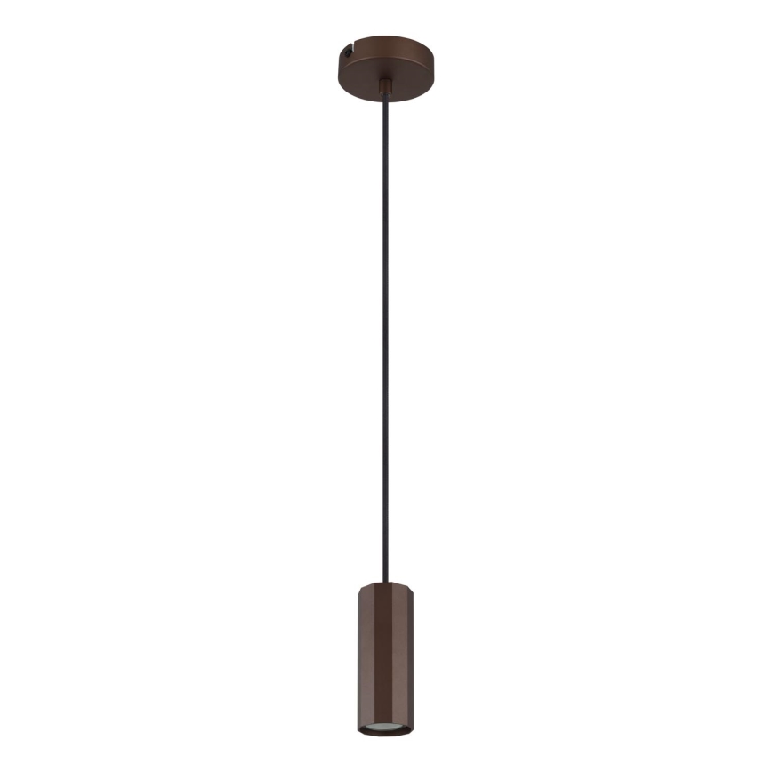 Globo - Κρεμαστό φωτιστικό οροφής 1xGU10/25W/230V καφέ