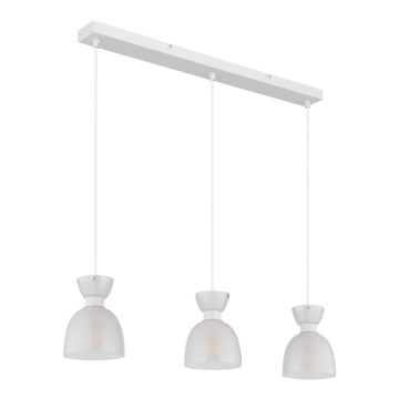 Globo - Κρεμαστό φωτιστικό οροφής 3xE14/40W/230V λευκό
