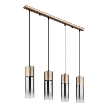 Globo - Κρεμαστό φωτιστικό οροφής 3xE27/25W/230V μπρονζέ