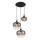 Globo - Κρεμαστό φωτιστικό οροφής 3xE27/40W/230V διάμετρος 48 cm μαύρο