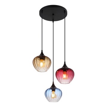 Globo - Κρεμαστό φωτιστικό οροφής 3xE27/60W/230V