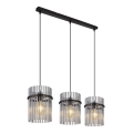 Globo - Κρεμαστό φωτιστικό οροφής 3xE27/60W/230V μαύρο