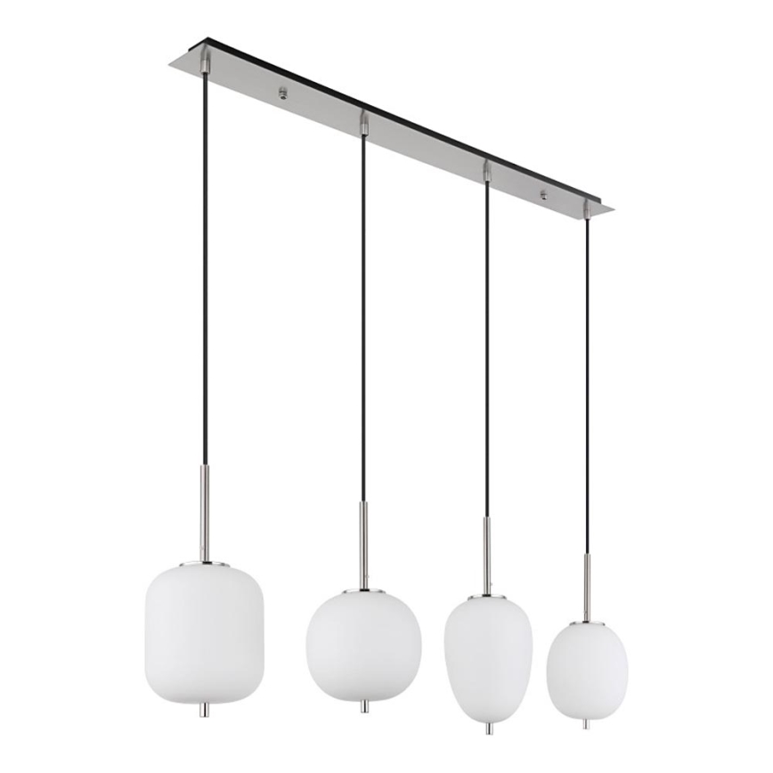 Globo - Κρεμαστό φωτιστικό οροφής 4xE14/40W/230V λευκό