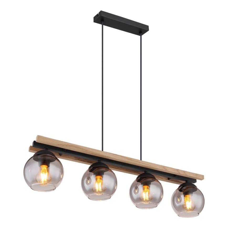 Globo - Κρεμαστό φωτιστικό οροφής 4xE27/25W/230V