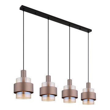 Globo - Κρεμαστό φωτιστικό οροφής 4xE27/60W/230V