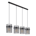 Globo - Κρεμαστό φωτιστικό οροφής 4xE27/60W/230V μαύρο
