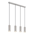 Globo - Κρεμαστό φωτιστικό οροφής 4xGU10/35W/230V ματ χρώμιο