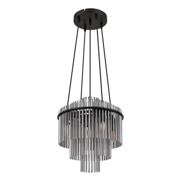 Globo - Κρεμαστό φωτιστικό οροφής 5xE14/40W/230V μαύρο