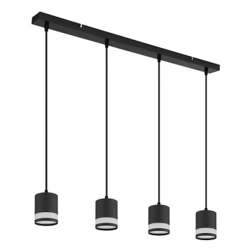 Globo -  Κρεμαστό φωτιστικό οροφής LED 4xGX53/7W/230V 3000K μαύρο