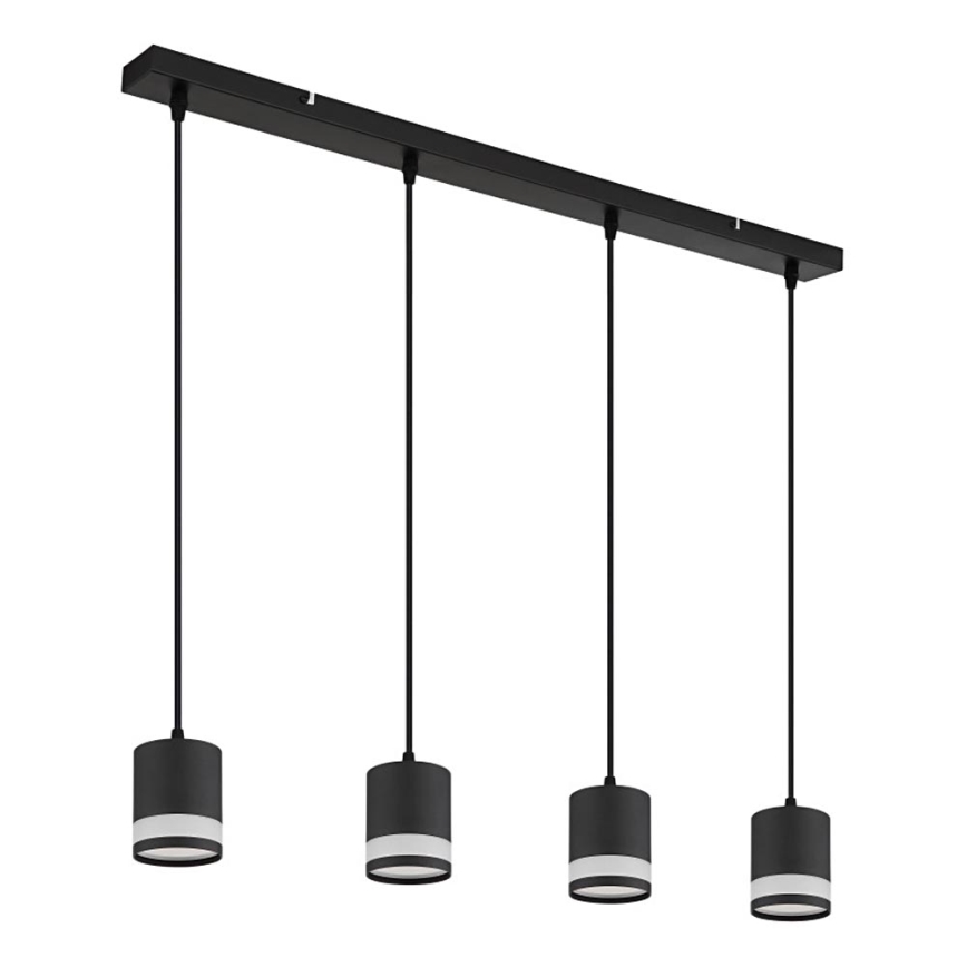 Globo -  Κρεμαστό φωτιστικό οροφής LED 4xGX53/7W/230V 3000K μαύρο