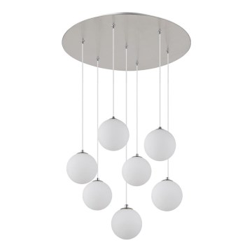 Globo -  Κρεμαστό φωτιστικό οροφής LED 7xG9/3,5W/230V λευκό