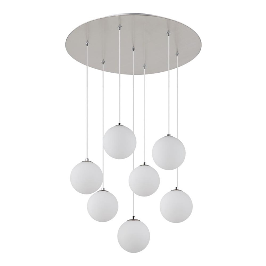 Globo -  Κρεμαστό φωτιστικό οροφής LED 7xG9/3,5W/230V λευκό