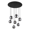Globo -  Κρεμαστό φωτιστικό οροφής LED 7xG9/3,5W/230V φιμέ/μαύρο