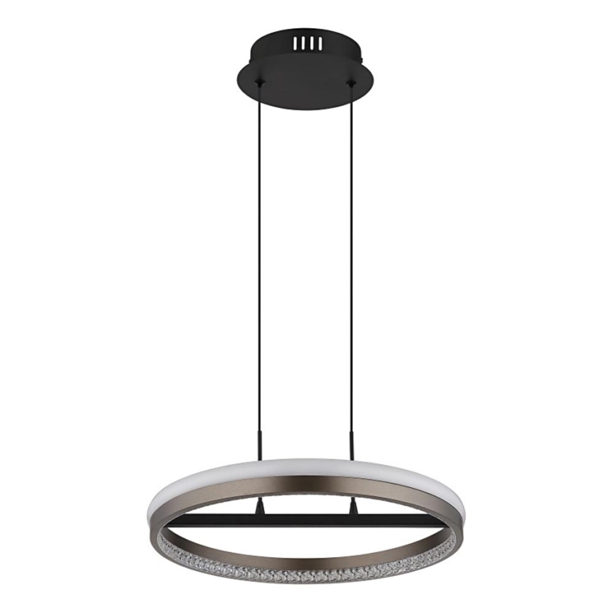 Globo -  Κρεμαστό φωτιστικό οροφής LED LED/40W/230V 3000/4000/6000K διάμετρος 39,7 cm καφέ