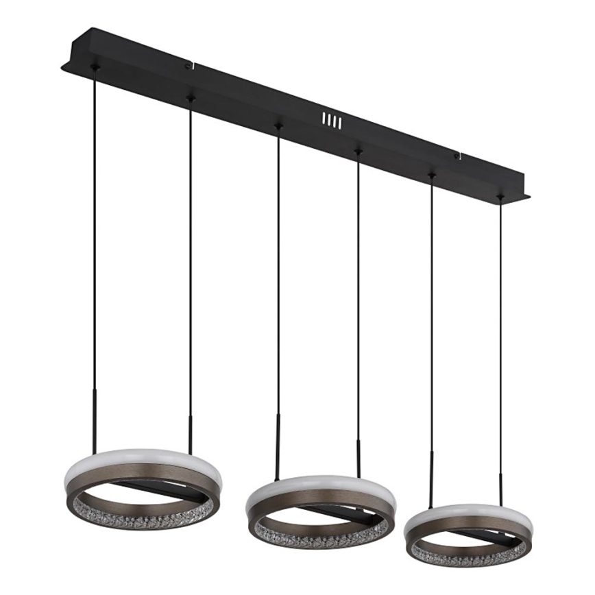 Globo -  Κρεμαστό φωτιστικό οροφής LED LED/40W/230V 3000/4000/6000K καφέ