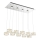 Globo -  Κρεμαστό φωτιστικό οροφής LED LED/92W/230V 4000K γυαλιστερό χρώμιο/διαφανή