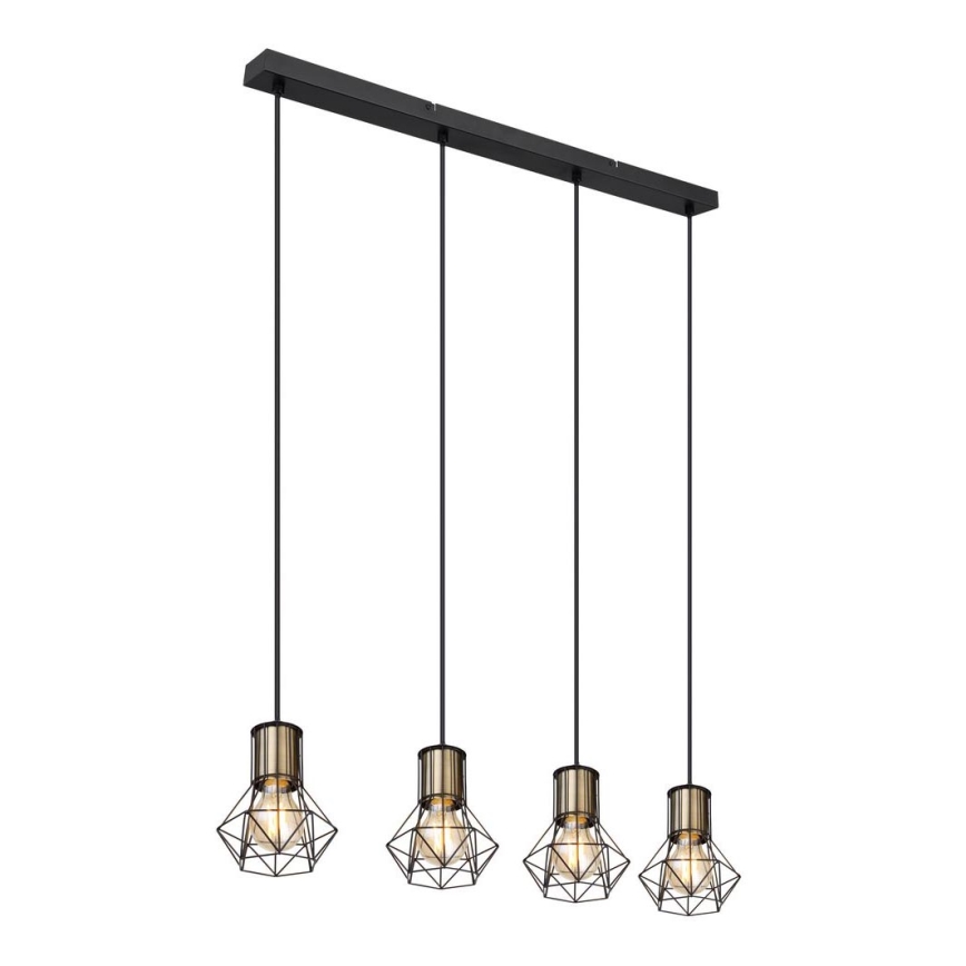 Globo - Κρεμαστό φωτιστικό οροφής ράγα 4xE27/40W/230V
