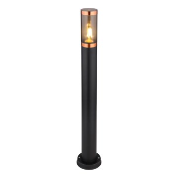 Globo - Λάμπα εξωτερικού χώρου 1xE27/23W/230V IP44 80 cm μαύρο/χαλκός