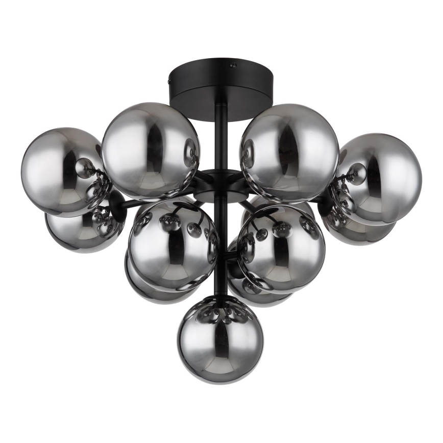 Globo - Πλαφονιέρα οροφής 13xG9/5W/230V διάμετρος 56 cm μαύρο