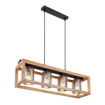Globo - Πολύφωτο με συρματόσχοινο 4xE27/40W/230V