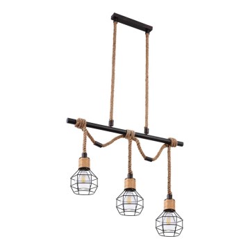 Globo - Πολύφωτο σε σχοινί 3xE27/60W/230V