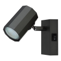 Globo - Προβολέας τοίχου 1xGU10/25W/230V μαύρο