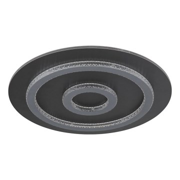 Globo - Ρυθμιζόμενο LED φωτιστικό οροφής 40W/230V 3000-6500K διάμ. 45 cm ανθρακί + τηλεχειριστήριο