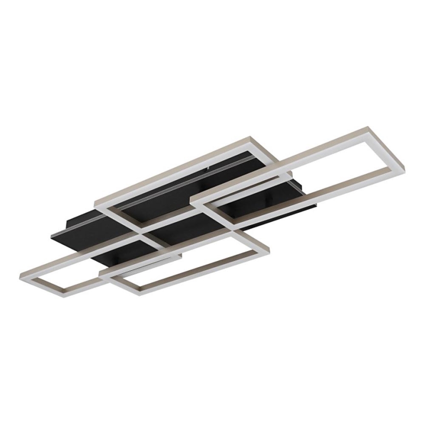 Globo - Ρυθμιζόμενο LED φωτιστικό οροφής LED/40W/230V 2700-6500K 32,5x87,5 cm μαύρο + τηλεχειριστήριο