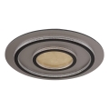 Globo - Ρυθμιζόμενο φωτιστικό οροφής LED/60W/230V 3000-6500K διάμ. 55 cm μαύρο + τηλεχειριστήριο